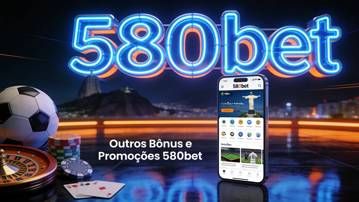 Outros Bônus e Promoções 580bet: guia de 580bet para jogadores no Brasil